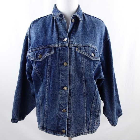 loose fit denim jacket